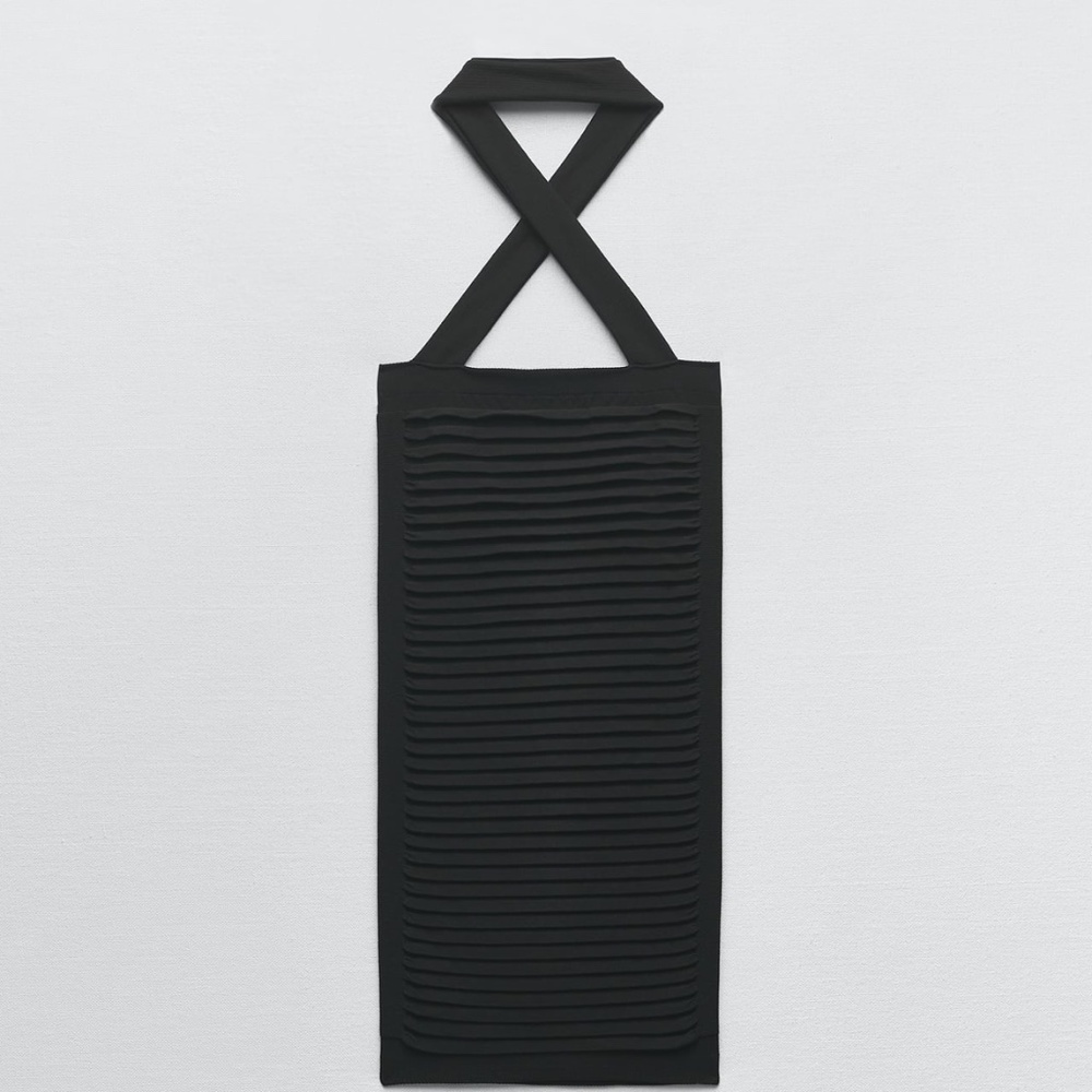 Zara limited edition seamless halter mini dress - Picture 6 of 8
